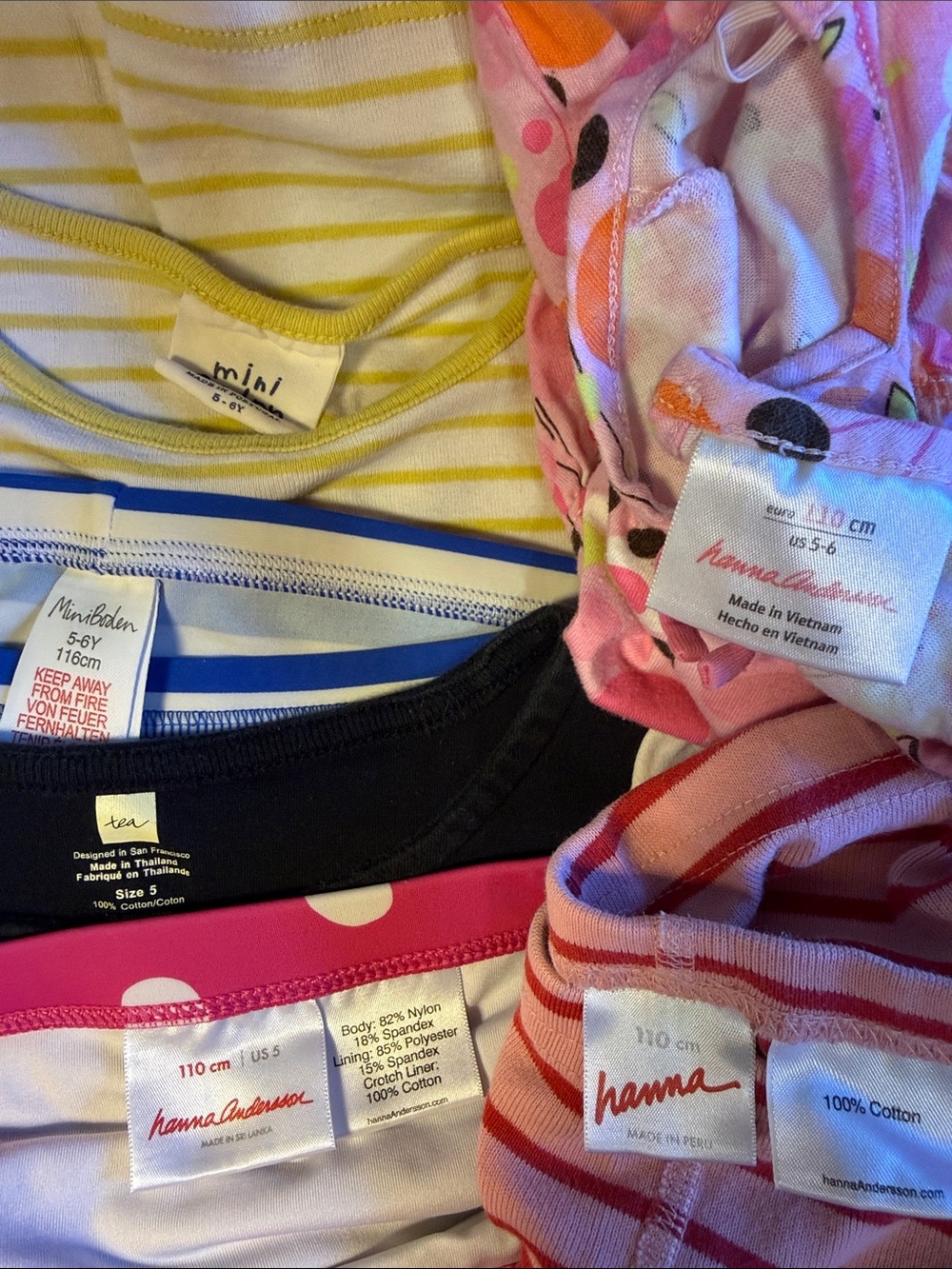 Play condition Girls Clothing Lot - Hanna andersson, tea, mini boden size 110 - Picture 13 of 16
